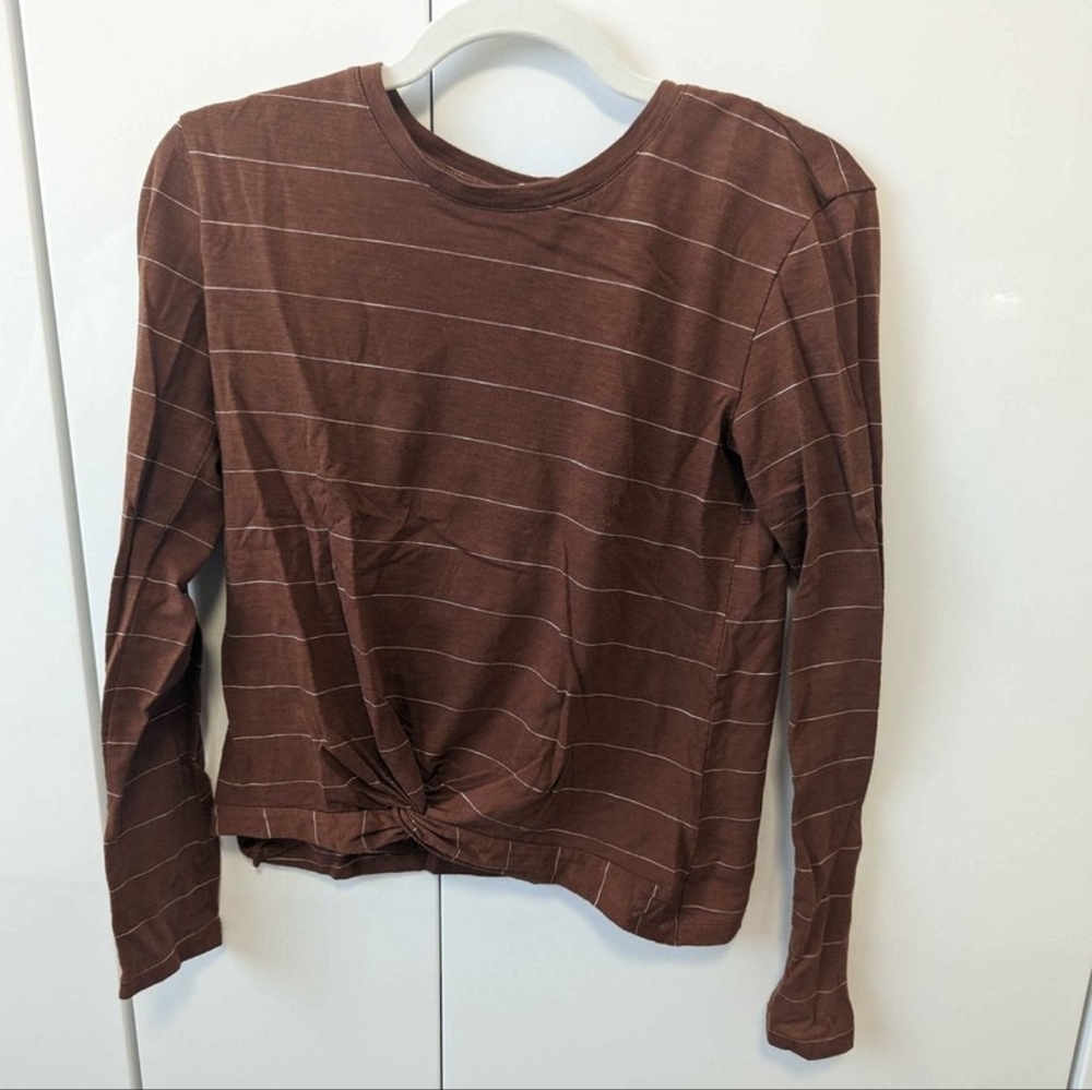 Dex Striped Shirt with Knot Detail
